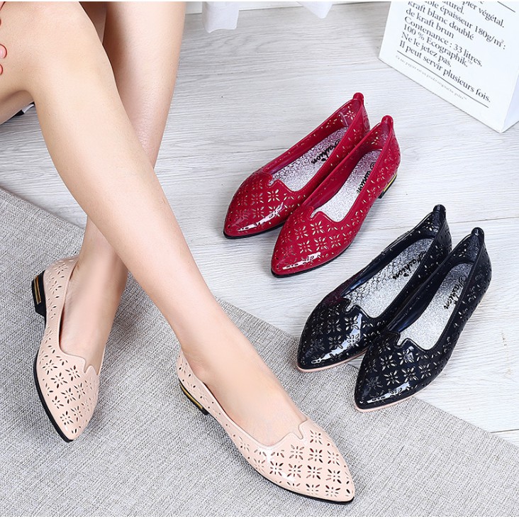 Giầy búp bê thoáng chân chịu nước dễ thương GN16