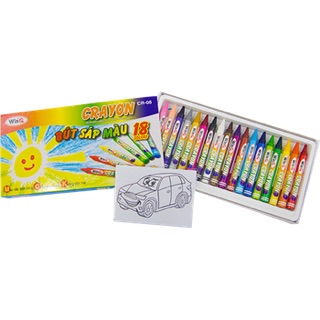 Bút sáp màu 12 màu Winq