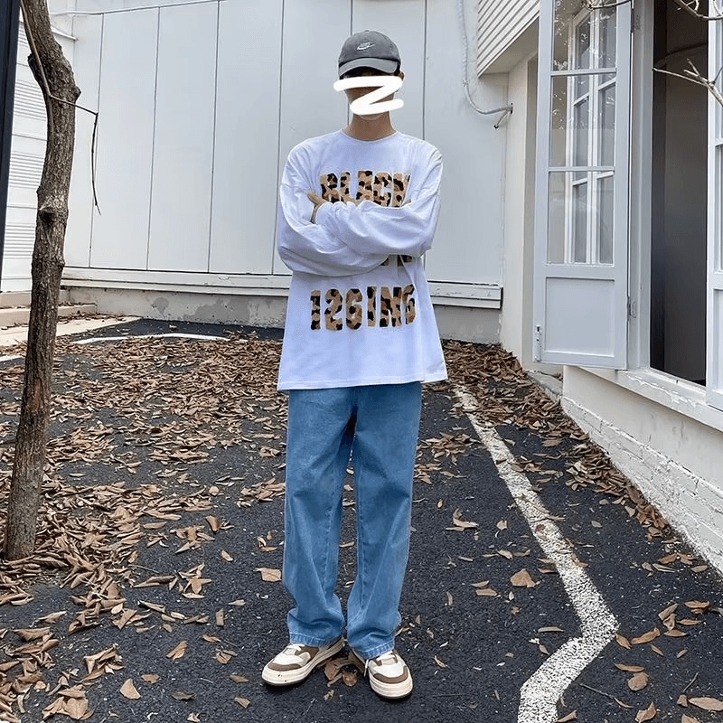 Quần Jeans Trơn size Lớn Thời Trang Hàn Quốc Dành Cho Nam S-3XL