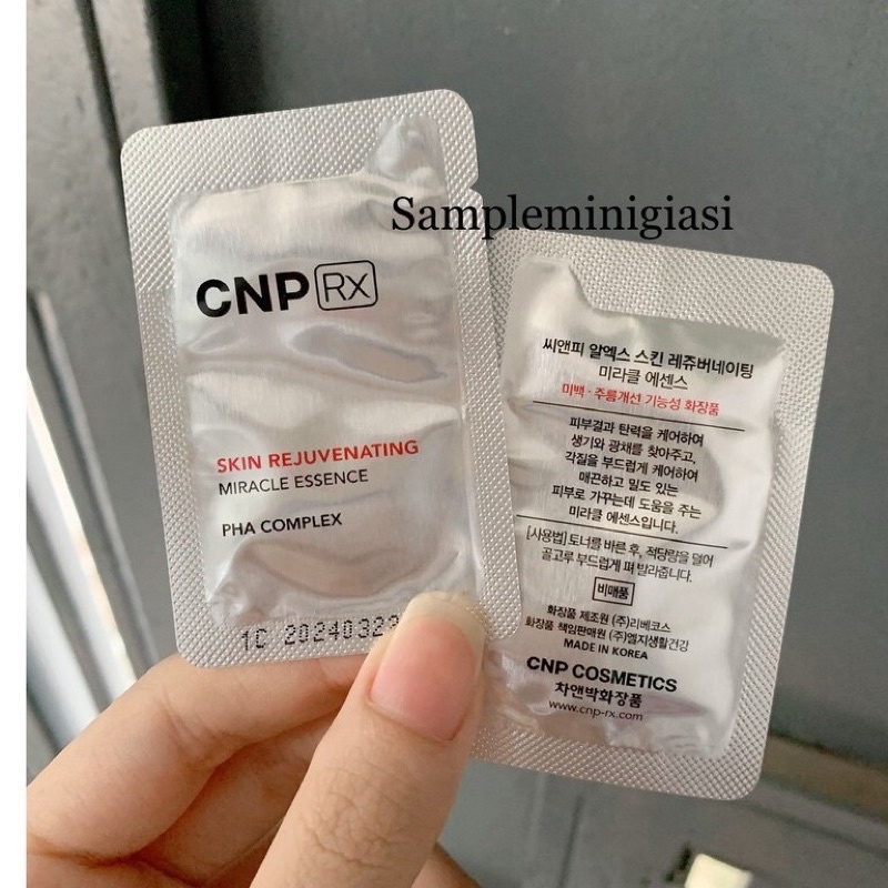 Combo 10 gói tinh chất truyền trắng CNP Rx Skin Rejuvenating