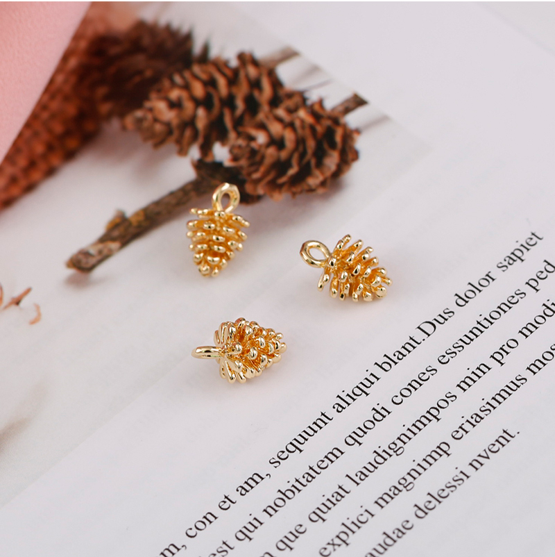 Vòng cổ Mạ Vàng 18k Mặt Quả Dứa Xanh