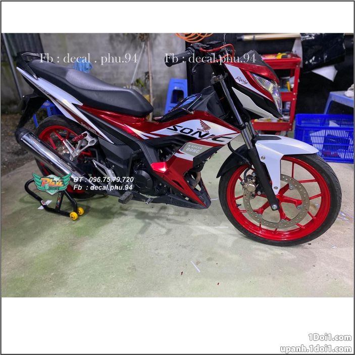 Tem Sonic Trắng đỏ Rời (V)