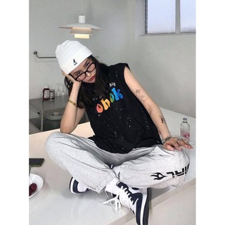 ÁO TANKTOP NHŨ OK UNISEX FORM TO - ÁO KIM SA My life is one big oh ok