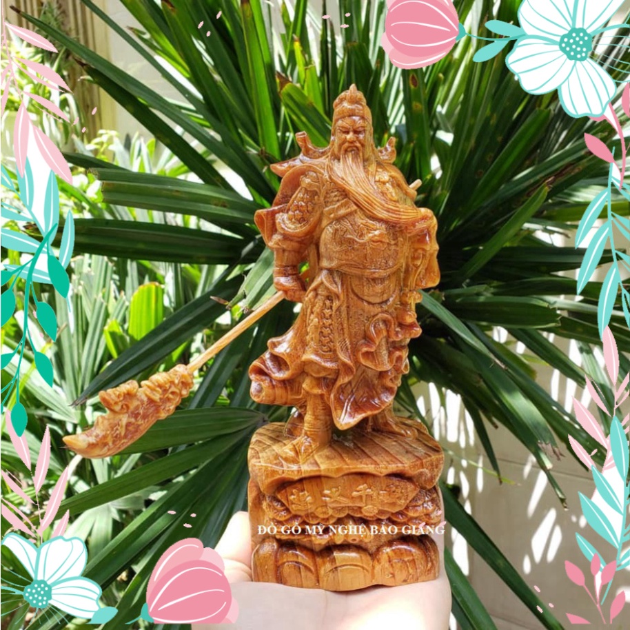 [GIARE] Tượng quan công bằng gỗ huyết long giá rẻ