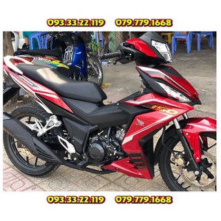 Tem rời winner v1 tổ ong dán xe đỏ