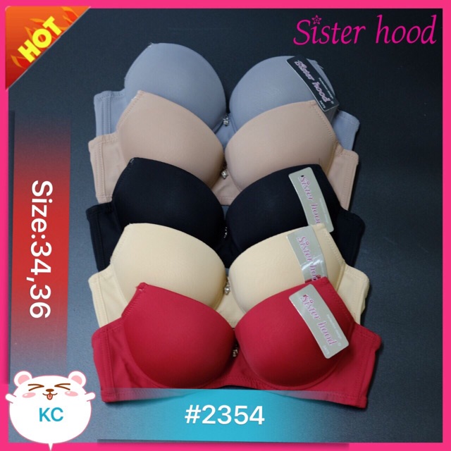 Áo ngực đệm dày Thái Lan Sisterhood 2354 mặc áo dài có gọng vải mát thoáng khí size 34, 36 | BigBuy360 - bigbuy360.vn