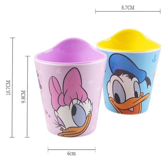 Ly nước hoạt hình Disney nhựa melamine mới 2022 hình Minnie Mickey Elsa Car Princess Sulley cho bé