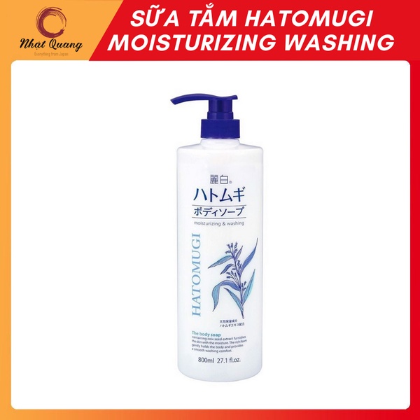 Sữa Tắm Hatomugi Moisturizing Washing 800ml