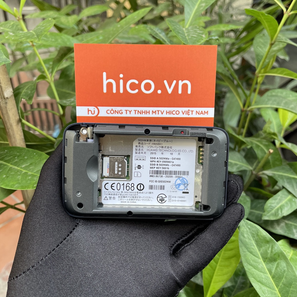 Bộ Phát Wifi Từ Sim 4G Huawei 502HW, thiết bị phát wifi 4g Cầm Tay Nhỏ Gọn, Hàng Xuất Thị Trường Nhật Bản, Pin 3000mAh