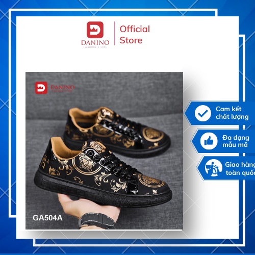 Giày nam đẹp sneaker đen tăng chiều cao GA504