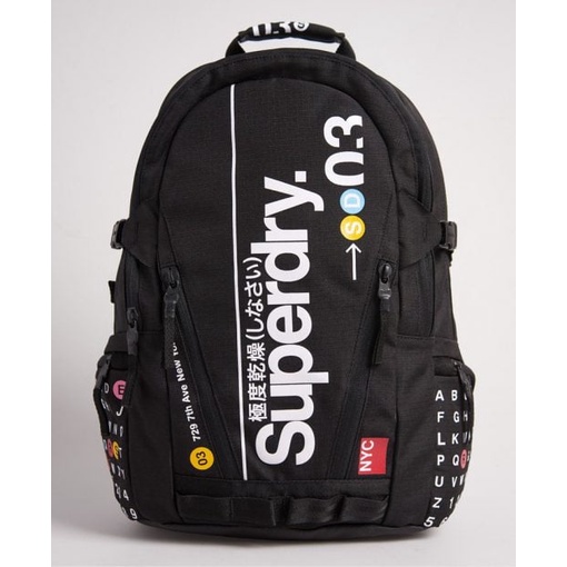 Balo Superdry Hexline Tech Tarp  Backpack  đựng laptop đi học làm việc du lịch hàng xuất Nhật xịn