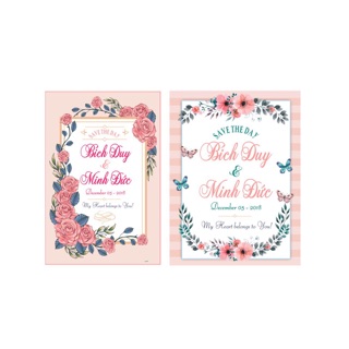 Bảng fom cưới + bảng cổng