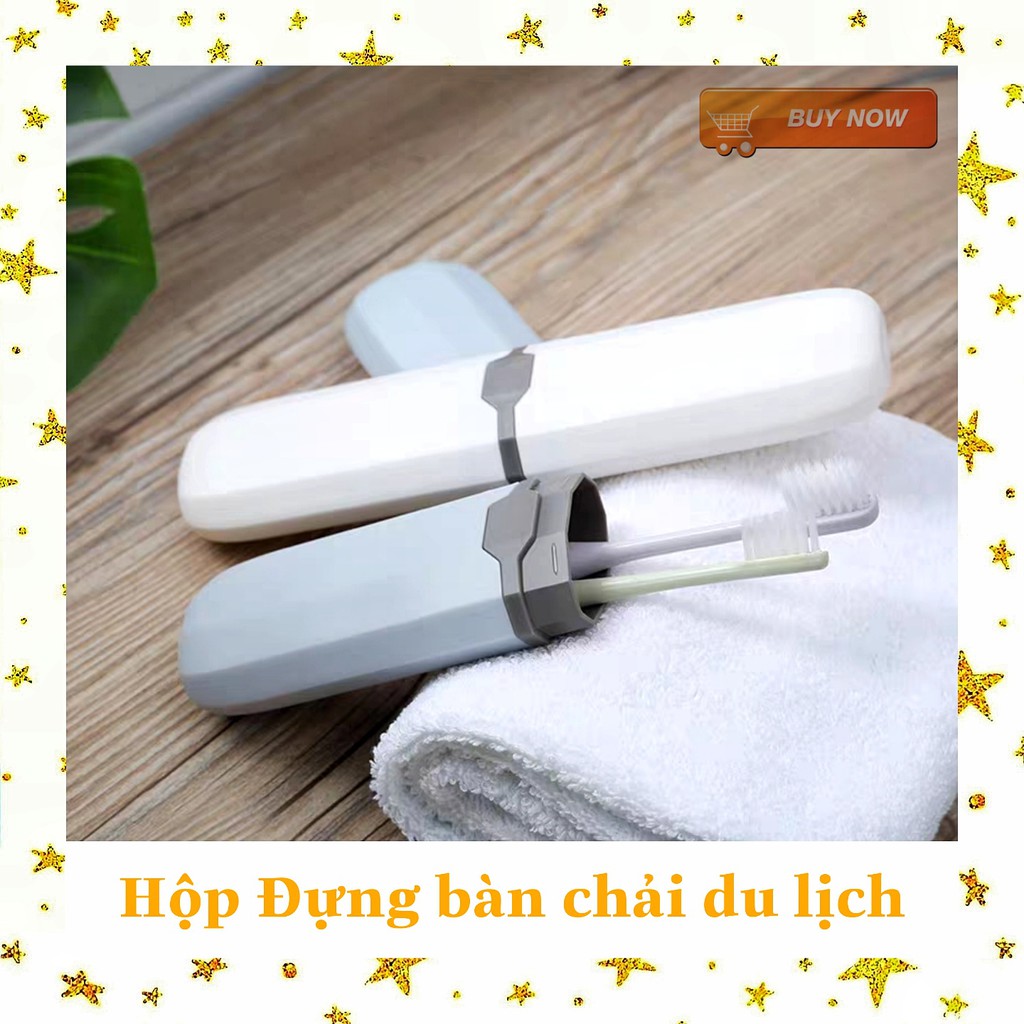 ⚡SÀNH ĐIỆU⚡ Hộp Đựng Bàn Chải Du Lịch Tiện Dụng, Màu Sắc Trẻ Trung, Năng Động