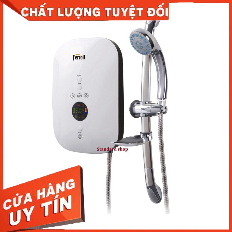 [Hàng chính hãng] Máy Nước Nóng Trực Tiếp Có Bơm Ferroli Divo SDP 4.5S (Điện tử) Mới 100%