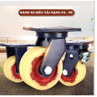 Bánh xe đẩy hàng PA -Lõi gang - Siêu tải  - 700kg - 150mm