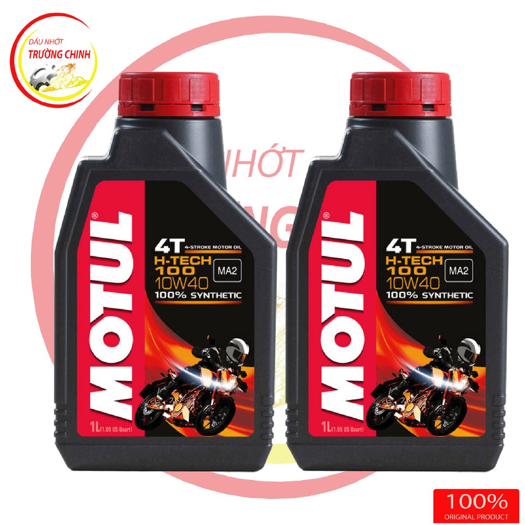 Motul H-Tech 100 4T 10W40 dành cho xe số, tay côn