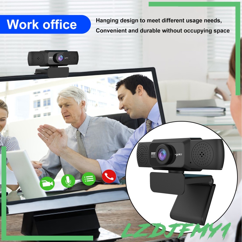 [giá giới hạn] 1080P Web Camera Full HD Webcam for Desktop Computer Teaching Streaming