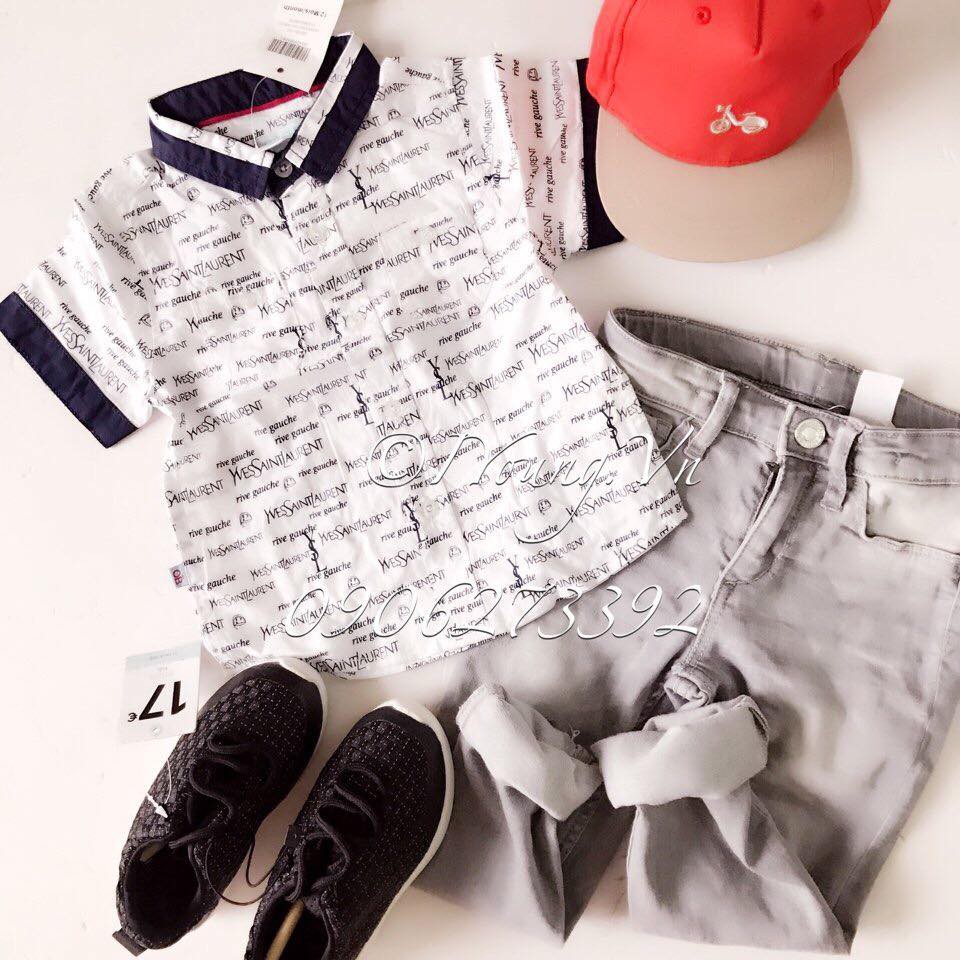 sơ mi Obaibi cho bé