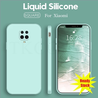 Ốp Lưng Cho Xiaomi Redmi K30 Ultra Note 9T 9S 7 8 9 Pro Max Ốp Mềm Vuông Sang Trọng Lỏng Silicon Điện Thoại