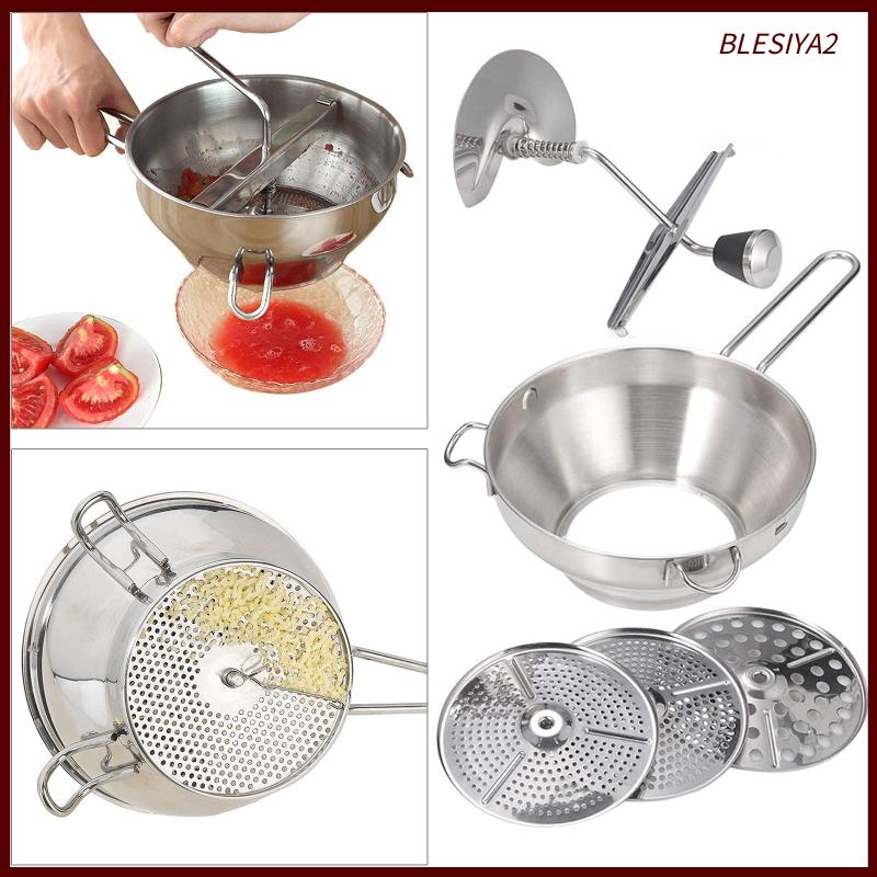Máy Nghiền Khoai Tây Nghiền Có 3 Đĩa Giao Diện Được