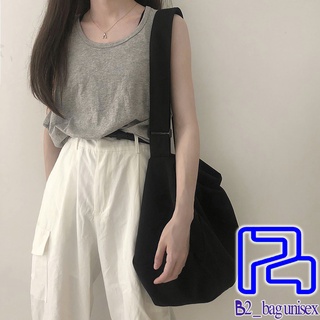 Túi ToTe Canvas Đeo Chéo Cỡ Lớn Thời Trang Hàn Quốc Học Sinh Sinh Viên