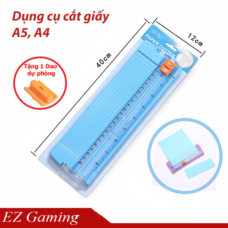 [Free ship] Dụng cụ dao cắt giấy a4,a5 EZ1 nhỏ gọn hiện đại. giúp cắt thẳng tuyệt đối.