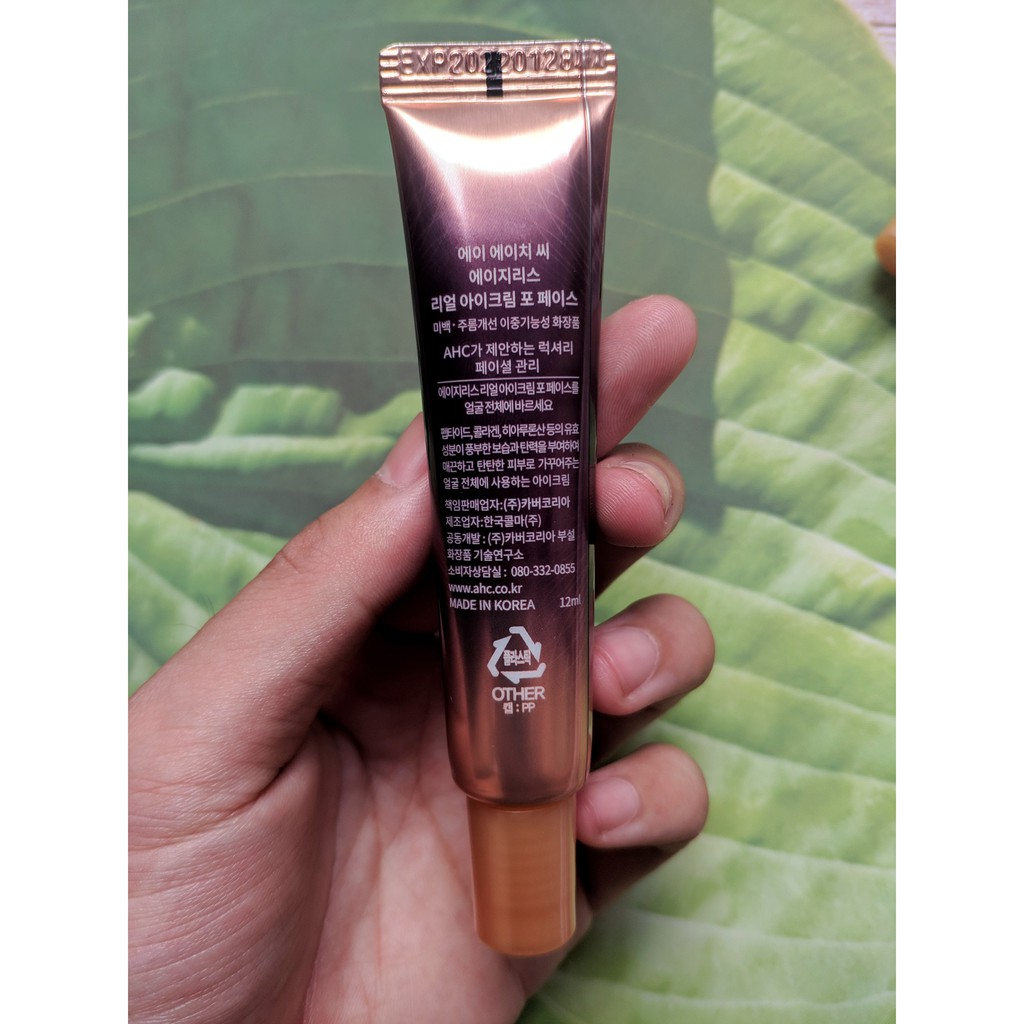 Kem Dưỡng Mắt AHC Ageless Real Eye Cream For Face  12ml | BigBuy360 - bigbuy360.vn