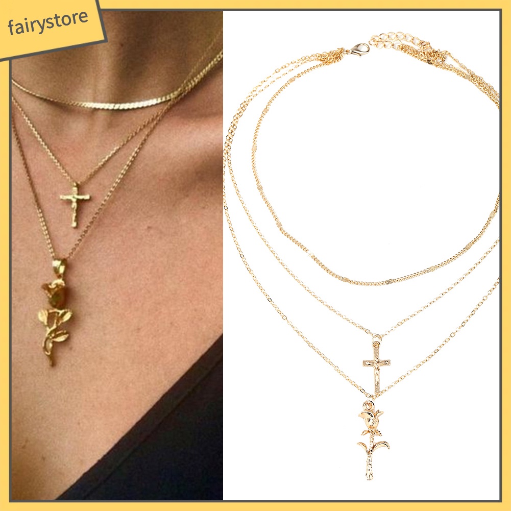 Dây chuyền nhiều lớp thời trang phong cách boho dành cho nữ