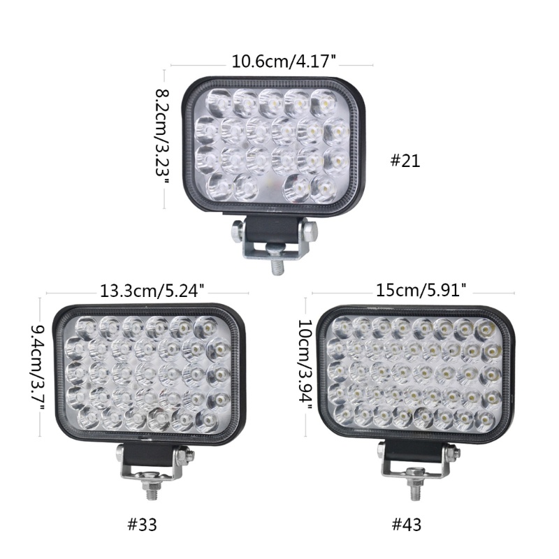 Đèn Sương Mù 12V-100V 21 33 43 Thay Thế Chuyên Dụng Cho Xe Mô Tô