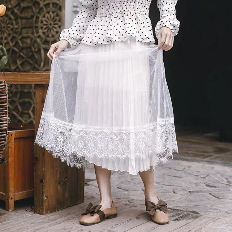 Cuộn vải ren rộng 13cm tự may vá thủ công