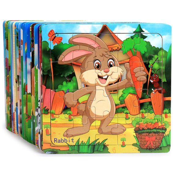 Tranh ghép hình puzzle gỗ 20 mảnh loại đẹp