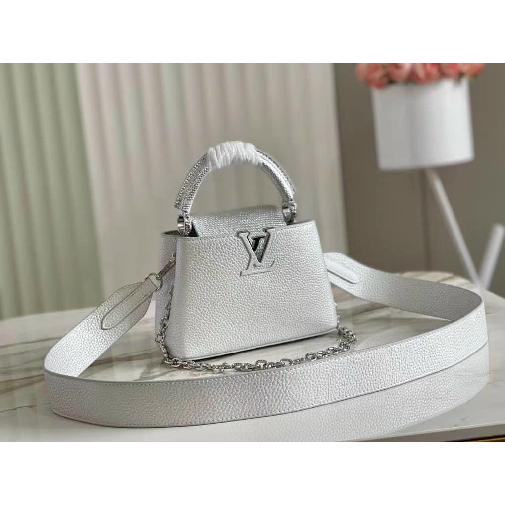 Túi Xách Lou.is Vui.ttion Size 21cm Màu Xám