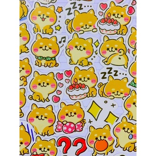 Shiba Stickers 45 miếng (hình dán bé shiba)