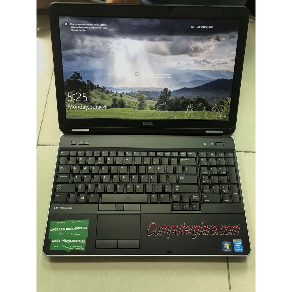 Laptop Dell Latitude E6540 i7 4800MQ Ram 8GB SSD 256GB Card rời 2GB 128Bit chuyên đồ họa, Game