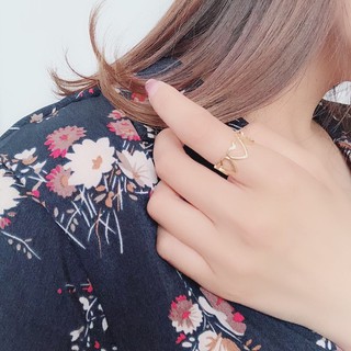  Nhẫn nữ trái tim vàng Sulli store