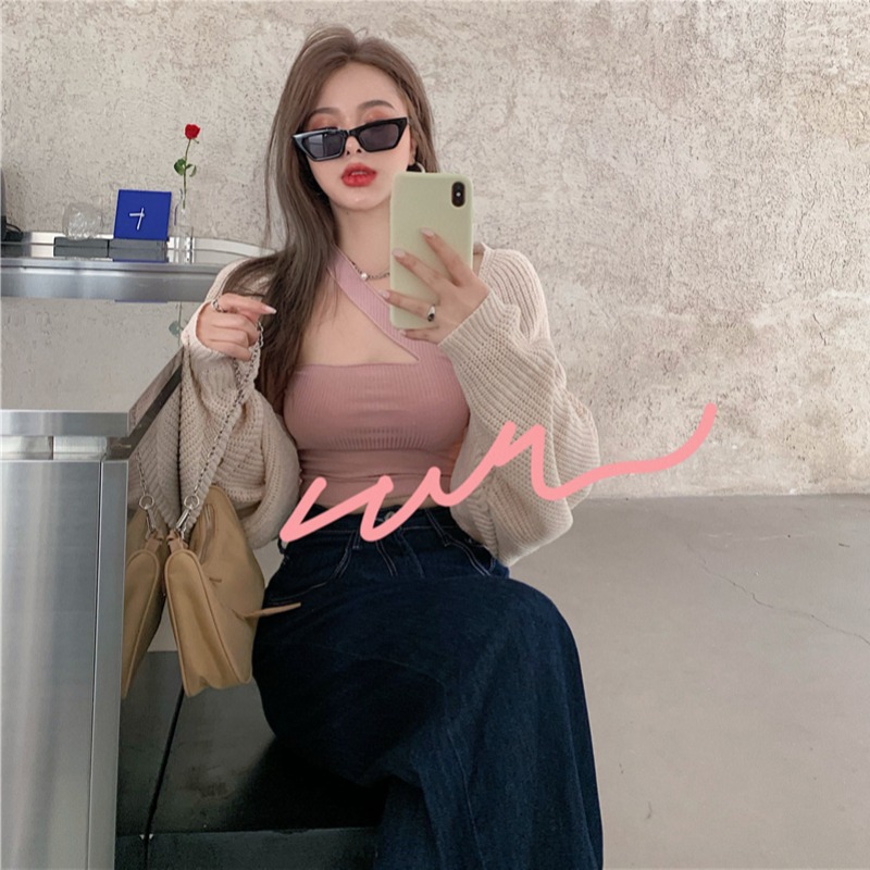 Áo Khoác Cardigan Dệt Kim Dáng Rộng Thời Trang Mùa Thu Cho Nữ | BigBuy360 - bigbuy360.vn