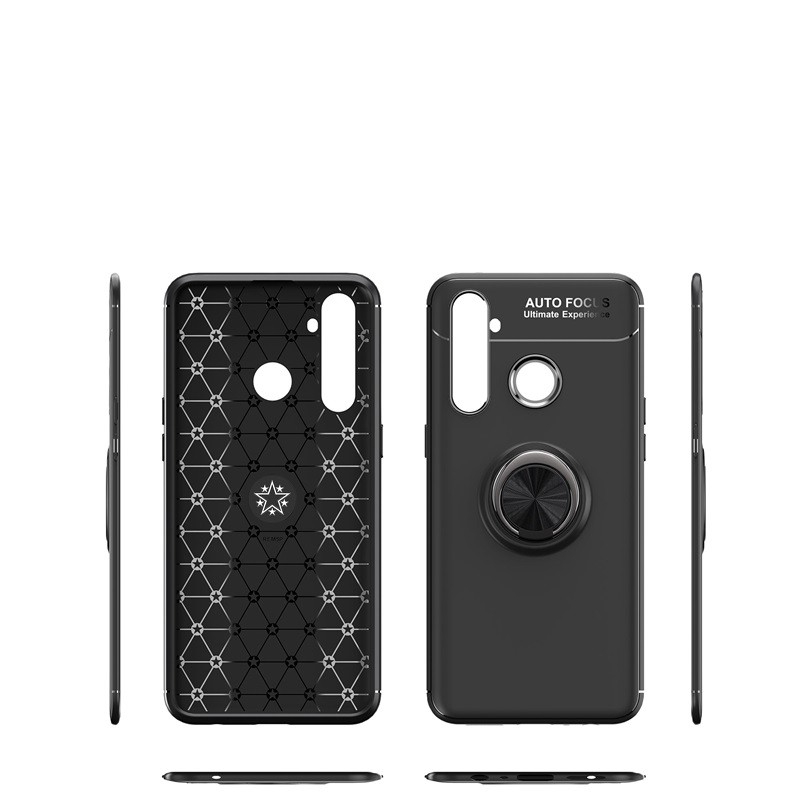 Ốp Điện Thoại Silicon Mềm Có Vòng Đỡ Nam Châm Cho OPPO Realme 6 3/3i/3 Pro/X Lite/C2/C1 6i C15 C11 C2 C1 Narzo 30A