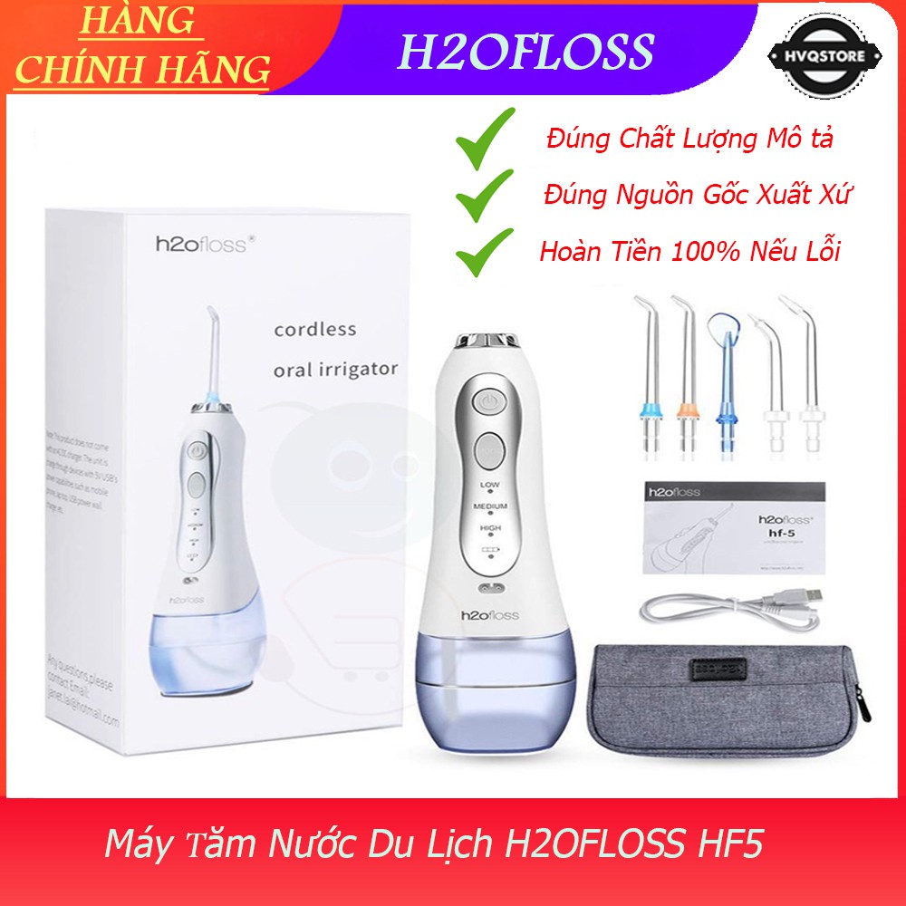 [CHÍNH HÃNG] Máy tăm nước cầm tay HF5 H2OFLOSS cực tiện dụng