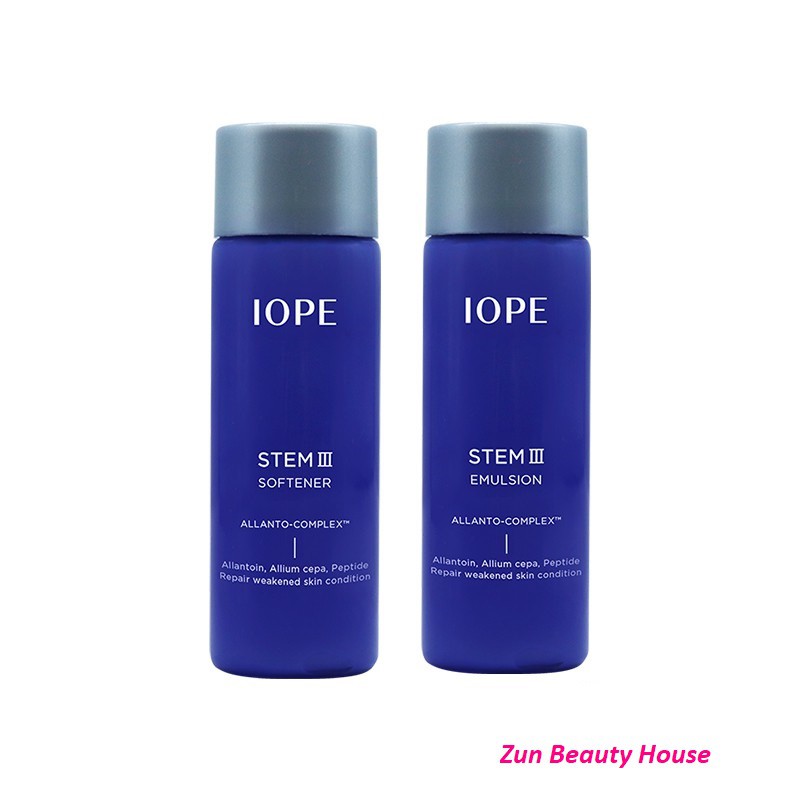 Kit dưỡng da Iope 𝗜𝗢𝗣𝗘 𝗦𝗧𝗘𝗠 𝗜𝗜𝗜 ALLANTO COMPLEX mini size 2 sản phẩm