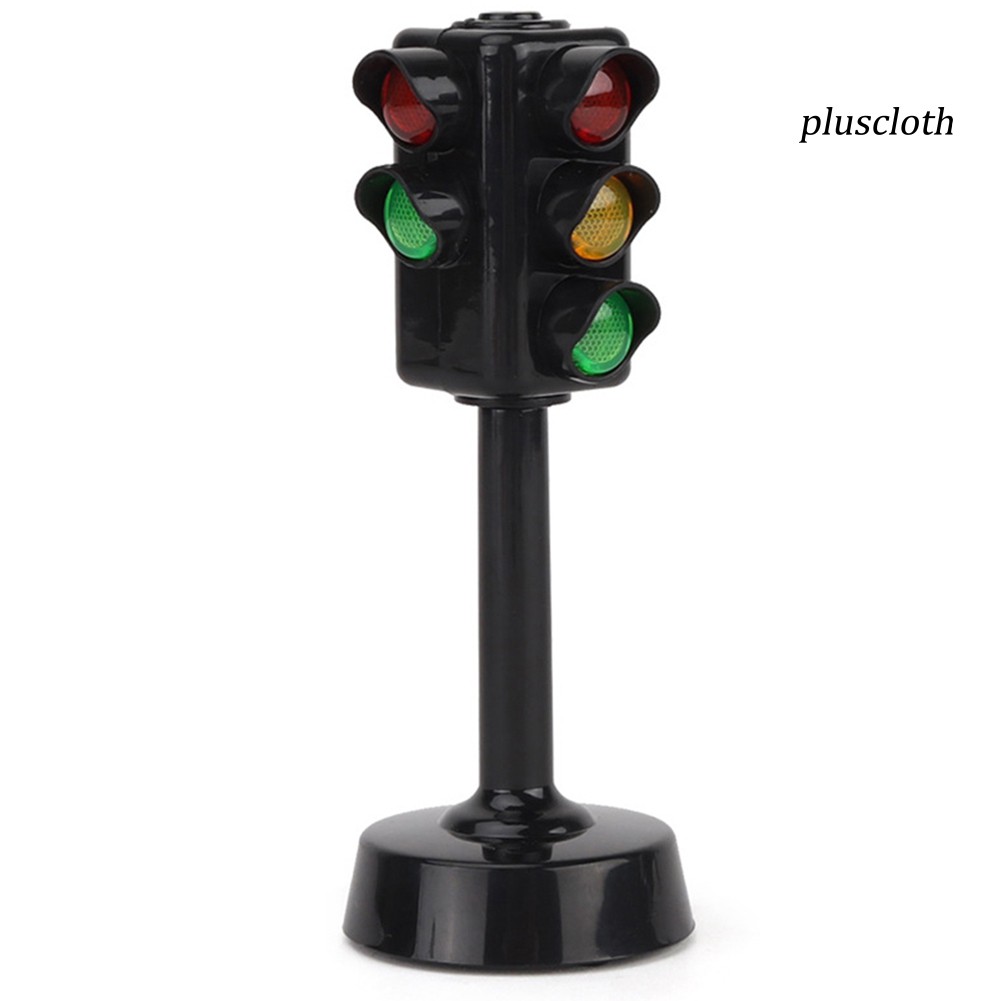 Mô Hình Biển Báo Giao Thông Mini Có Đèn Led Và Nhạc Cho Bé