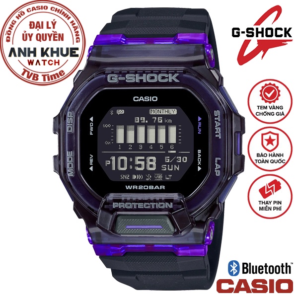 Đồng hồ nam Casio G-Shock chính hãng Anh Khuê GBD-200SM-1A6DR (45mm)