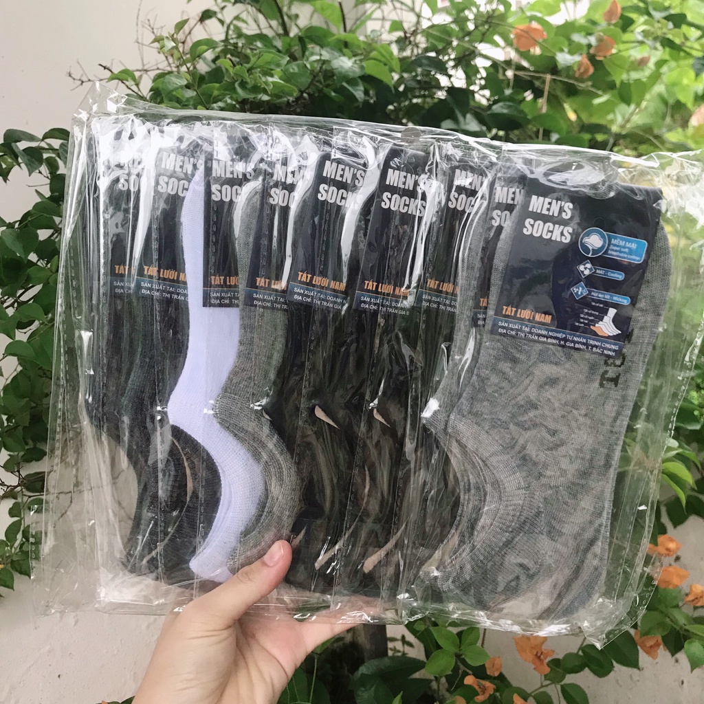 Combo 10 Đôi Tất Lười Nam , Vớ Nam T&T Hàng Việt Nam