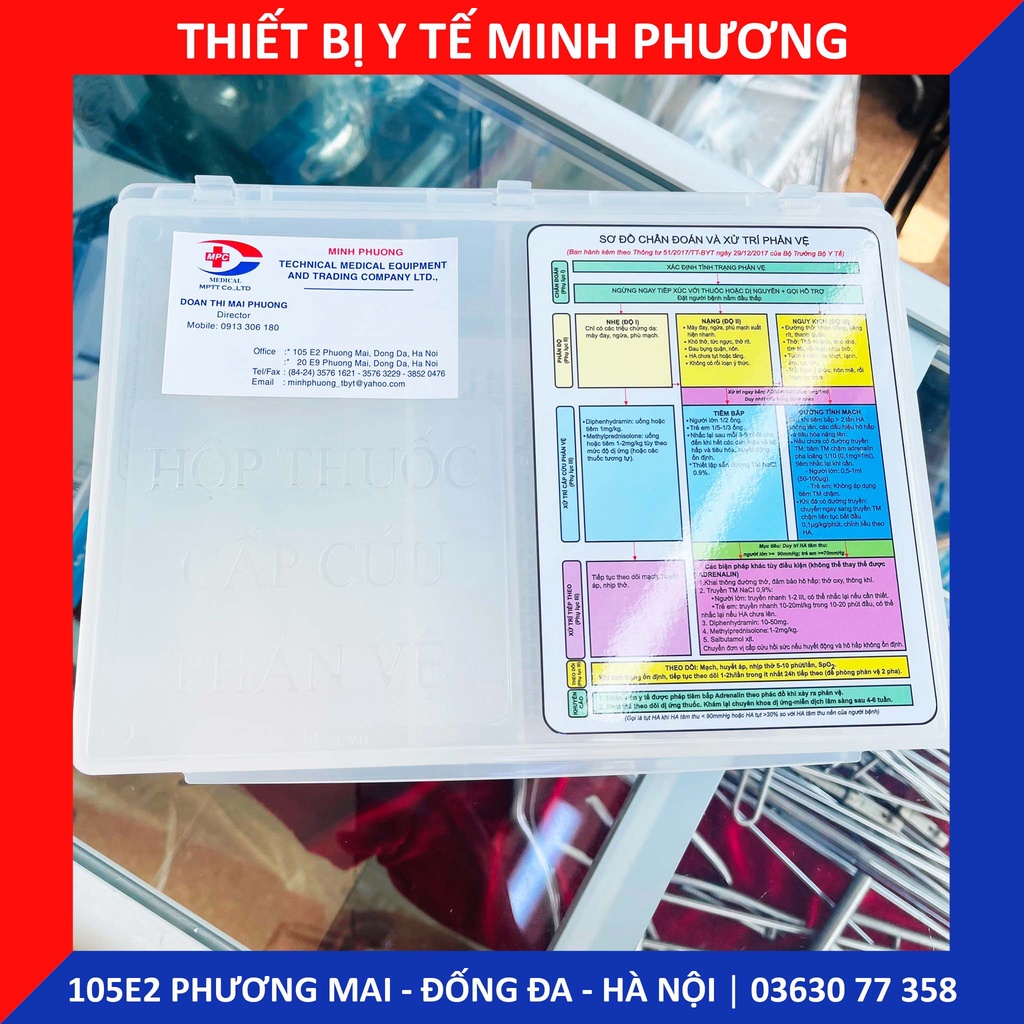 Hộp chống sốc phản vệ có sơ đồ