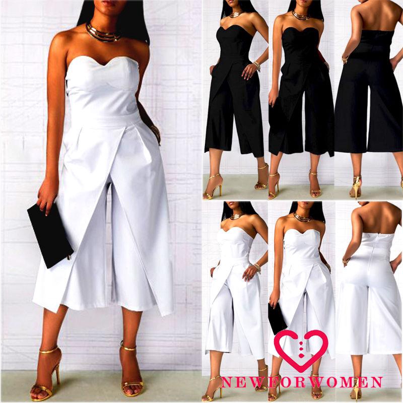 Bộ áo liền quần không tay gợi cảm phụ hợp đi dự tiệc cho nữ