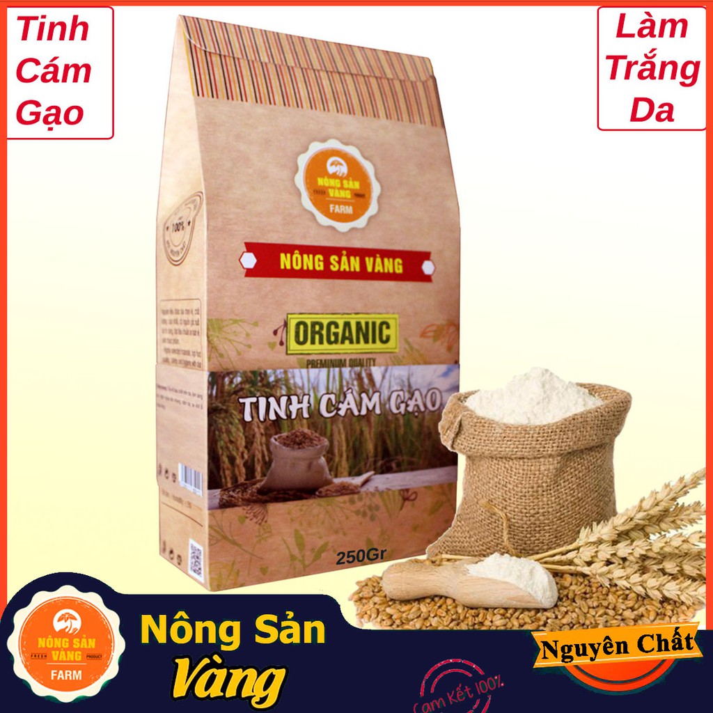 Tinh Cám Gạo Trắng Da - Nguyên Chất