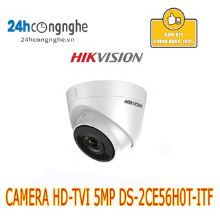 CAMERA HD-TVI 5MP DS-2CE56H0T-ITF( Nhựa- Sắt) CHÍNH HÃNG