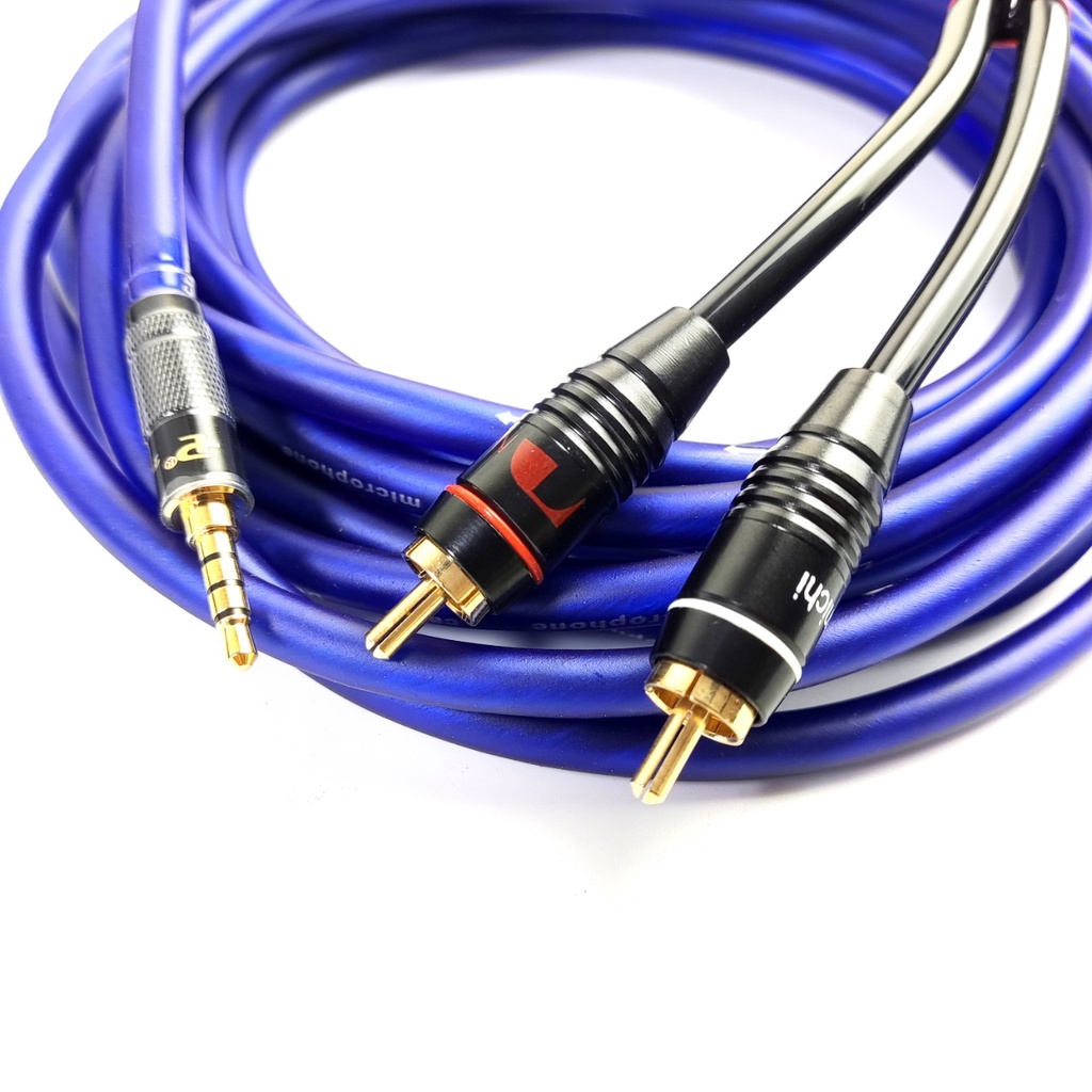 Dây Livestream thu âm từ điện thoại, laptop ra amply, mixer dây liton chống nhiễu