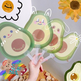Quạt nhựa cầm tay hình bơ - quat1080