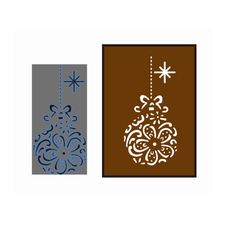 Khuôn Cắt Hình In Nổi Dùng Làm Thẻ Scrapbook Với Họa Tiết Hình Khu Vực Kim Loại