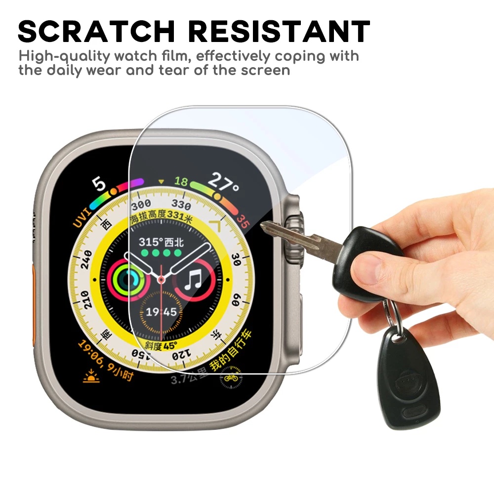 Kính Cường Lực 3D Chống Trầy Cho Apple Watch Ultra 49mm